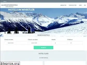 allwhistlerhotels.com