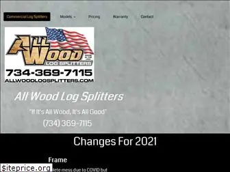 allwoodlogsplitters.com