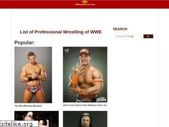 allwrestlerslist.com