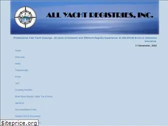 allyachtregistries.com