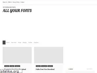 allyourfonts.com