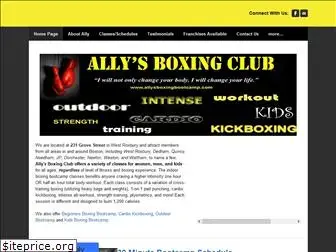 allysboxingbootcamp.com