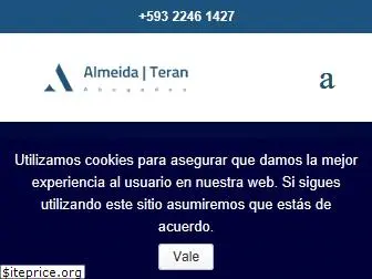 almeidateranabogados.com