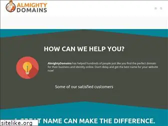 almightydomains.com