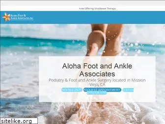 alohafootandankle.com