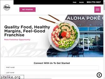 alohapokefranchising.com