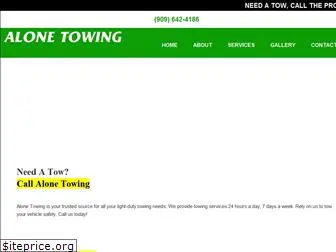 alonetowing.com