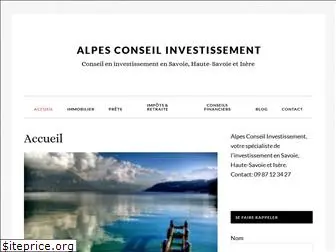 alpes-conseil-investissement.fr