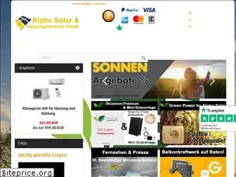 alpha-solar.info