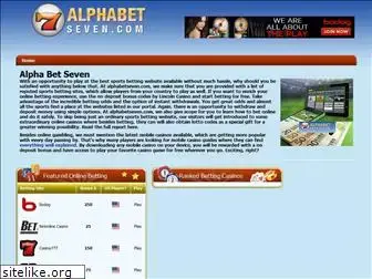 alphabetseven.com