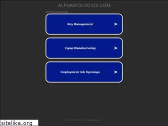 alphabiologics.com