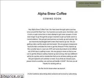 alphabrewcoffee.com