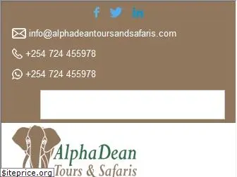 alphadeantoursandsafaris.com