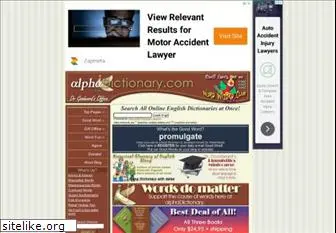 alphadictionary.com