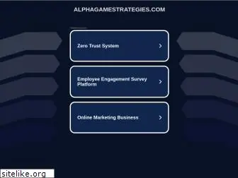 alphagamestrategies.com