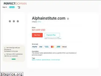 alphainstitute.com