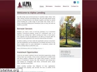 alphalendingllc.com