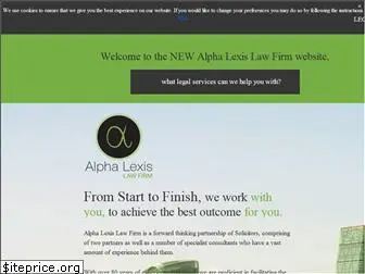 alphalexislaw.co.uk