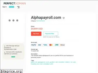 alphapayroll.com