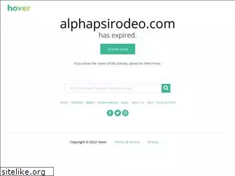 alphapsirodeo.com