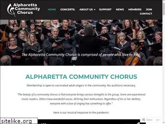 alpharettacommunitychorus.com