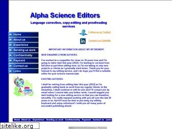 alphascienceeditors.com