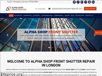 alphashopfrontshutter.co.uk