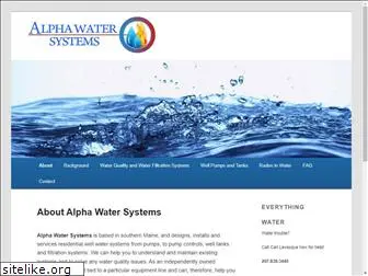 alphawatersystems.com