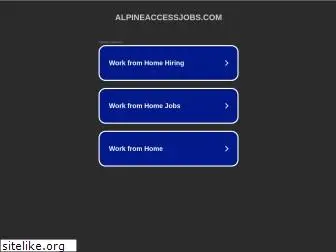 alpineaccessjobs.com