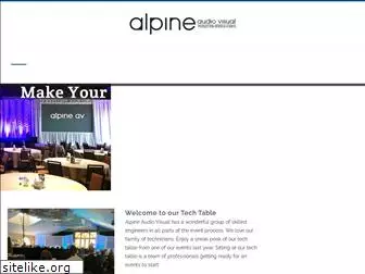 alpineaudiovisual.com