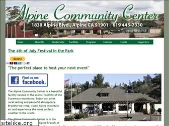 alpinecommunitycenter.com