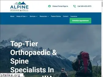 alpineorthospine.com