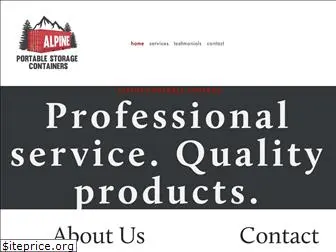 alpineportablestorage.com