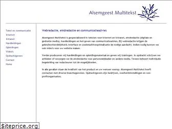 alsemgeest-multitekst.nl