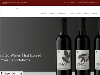 altawinery.com