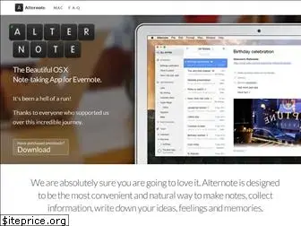 alternoteapp.com