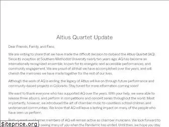 altiusquartet.com