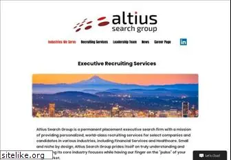 altiusrecruiting.com