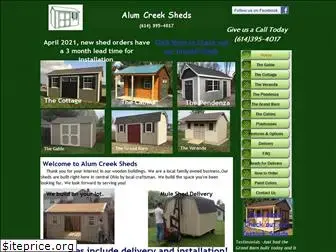 www.alumcreeksheds.com