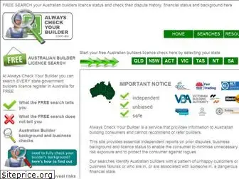 alwayscheckyourbuilder.com.au