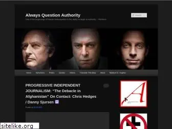 alwaysquestionauthority.com