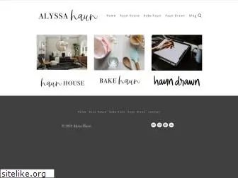 www.alyssahaun.com