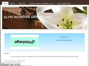 alyvenutritionandorganics.com