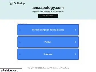 amaapology.com