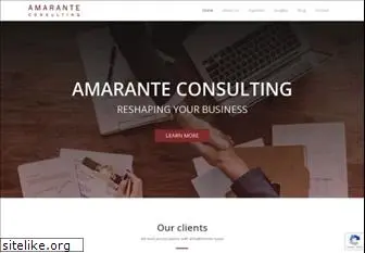 amaranteconsulting.com