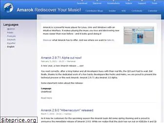 amarok.kde.org