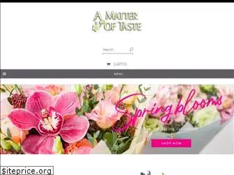 amatteroftasteflorist.com