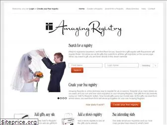 amazingregistry.com