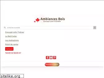 ambiances-bois.com