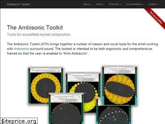 ambisonictoolkit.net